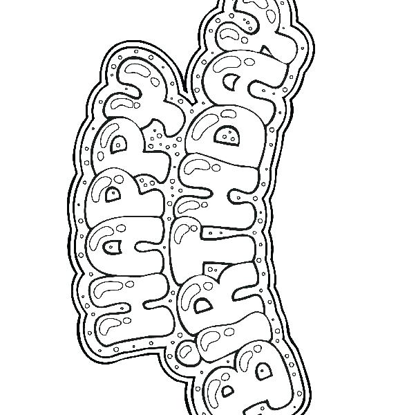 Happy Birthday Coloring Page Icontent 576x600 Happy Birthday Coloring Page Icontent