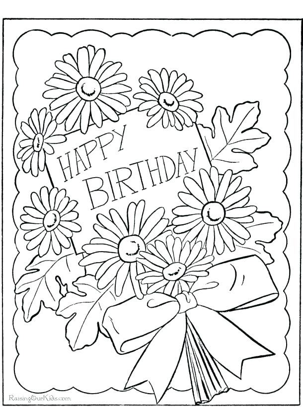 Happy Birthday Mommy Coloring Pages 610x820 Happy Birthday Mommy Coloring Pages