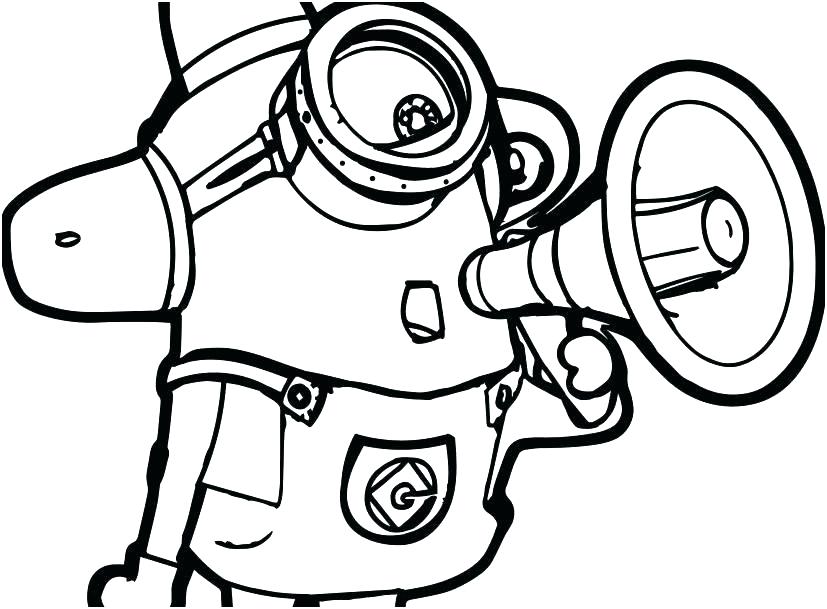 Minion Birthday Coloring Pages Deepart 827x609 Minion Birthday Coloring Pages Deepart