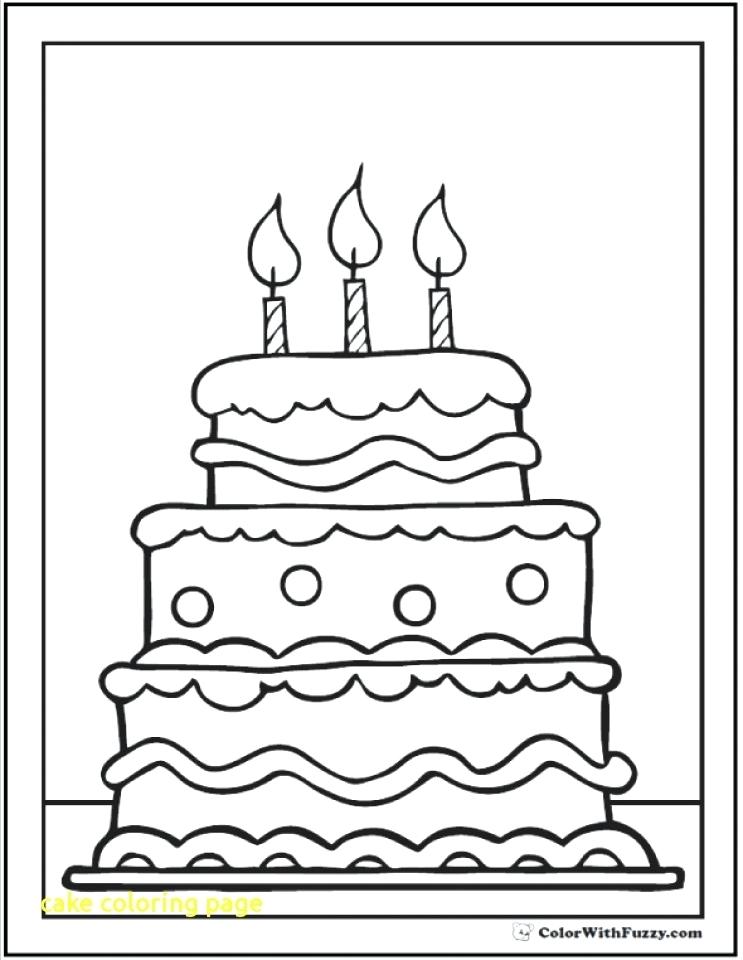 Birthday Cake Coloring Pages Printable 743x960 Birthday Cake Coloring Pages Printable