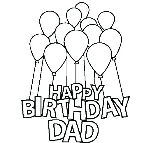 Birthday Card Coloring Page Happy Birthday Card Free Printable 518x492 Birthday Card Coloring Page Happy Birthday Card Free Printable