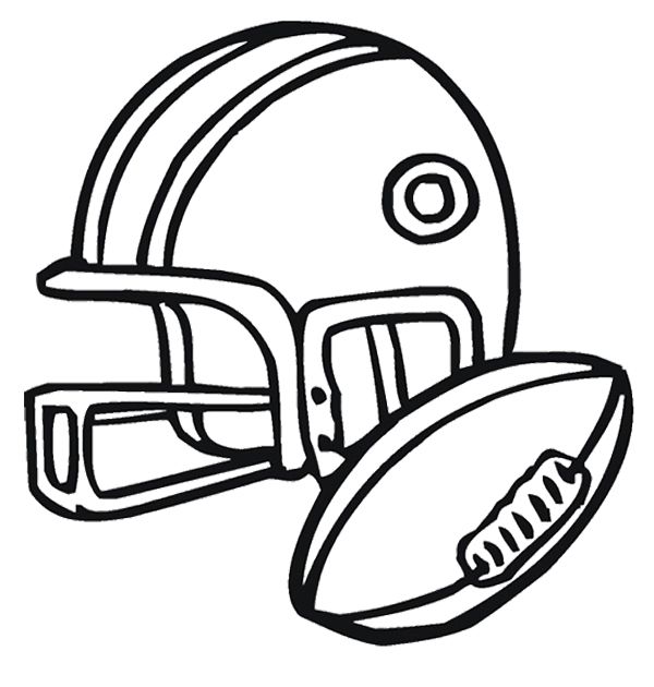 Football Helmet American Coloring Page Kids Coloring Pages 600x630 Football Helmet American Coloring Page Kids Coloring Pages