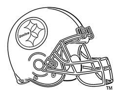 Football Helmet Steelers Pittsburgh Coloring Page Nfl 236x185 Football Helmet Steelers Pittsburgh Coloring Page Nfl