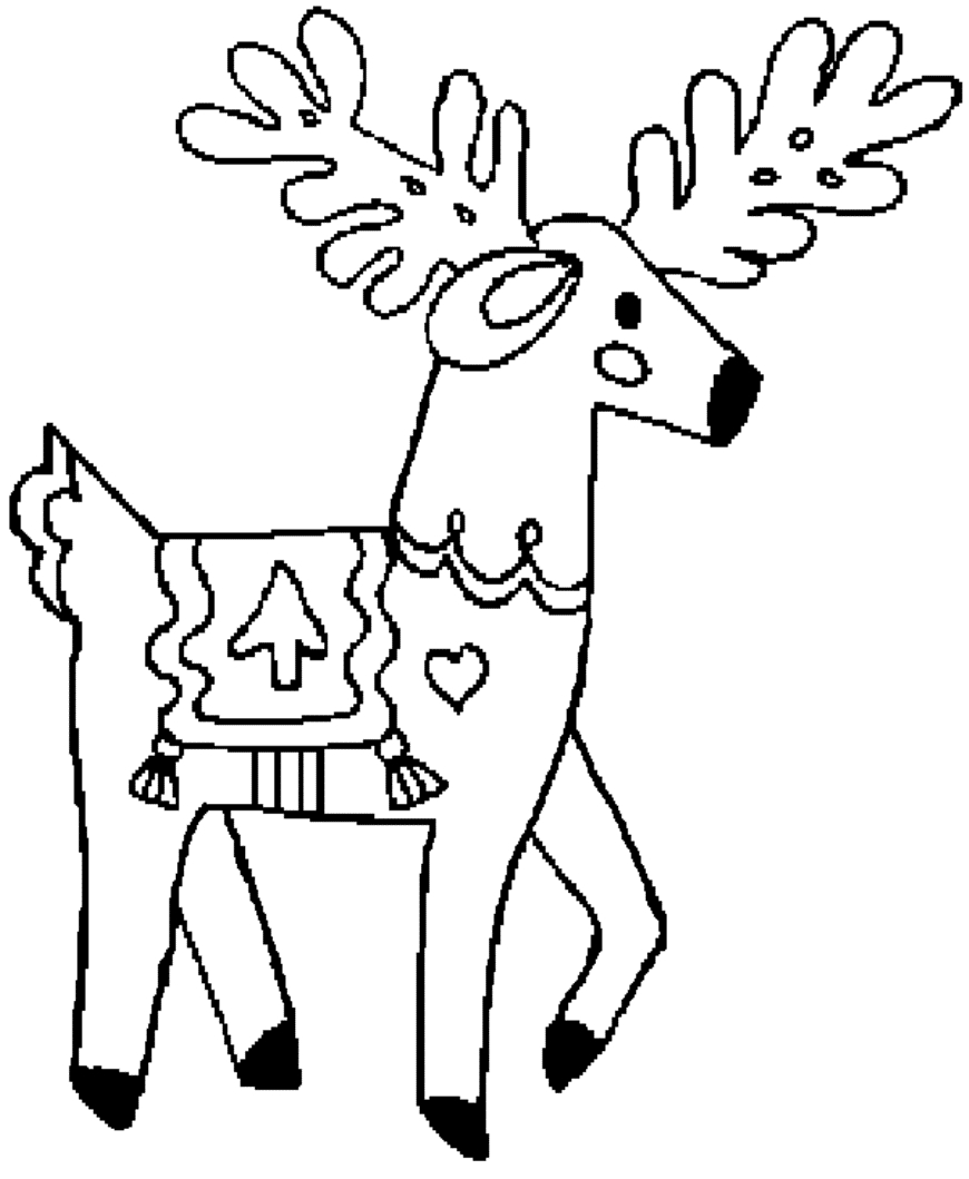 New Reindeer Coloring Pages Gallery Printable Coloring Sheet 870x1059 New Reindeer Coloring Pages Gallery Printable Coloring Sheet