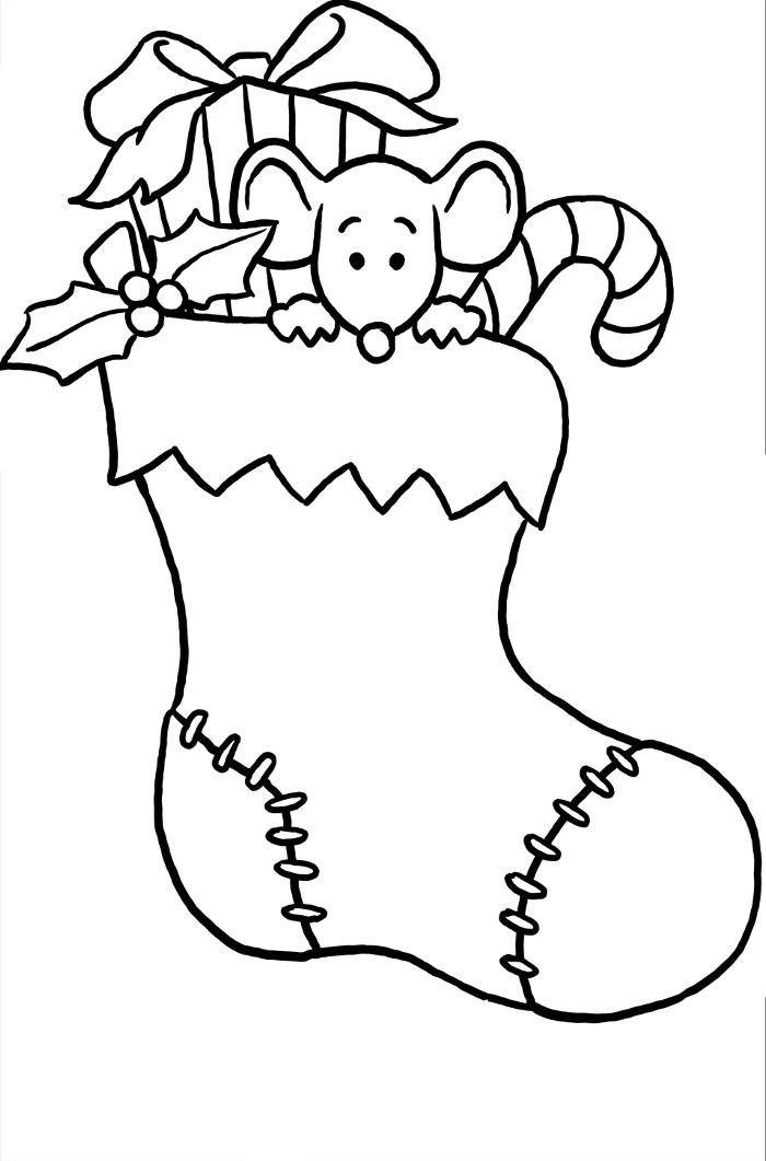 Christmas Stocking Coloring Pages 700x1061 Christmas Stocking Coloring Pages