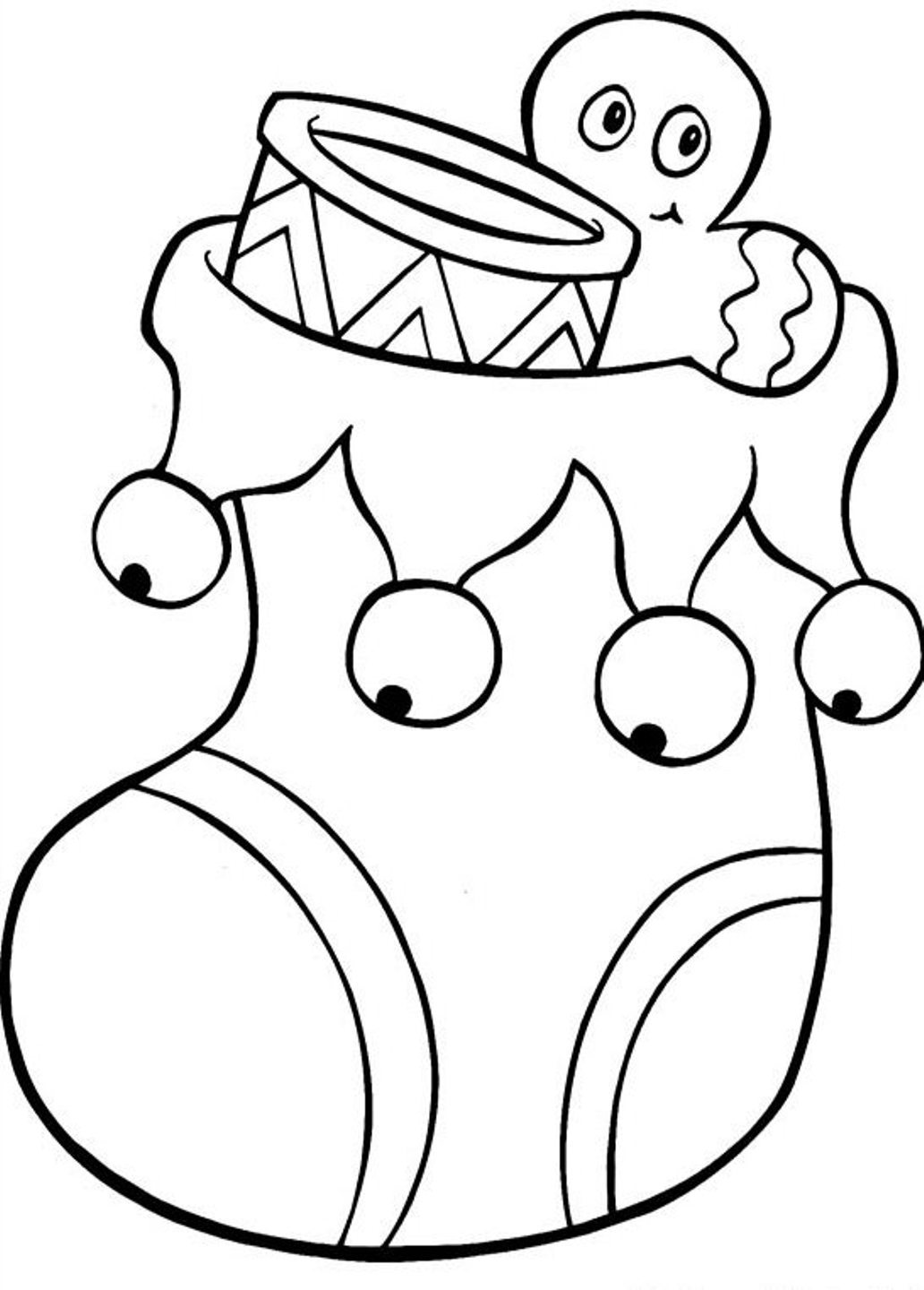 Christmas Stocking Coloring Pages 1032x1440 Christmas Stocking Coloring Pages
