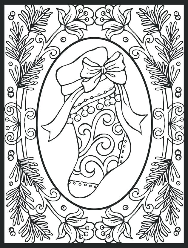 Christmas Stocking Coloring Pages Pattern Stocking Coloring Pages 630x830 Christmas Stocking Coloring Pages Pattern Stocking Coloring Pages