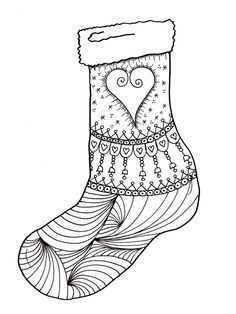 Christmas Stockings Coloring Pages Coloring 236x314 Christmas Stockings Coloring Pages Coloring