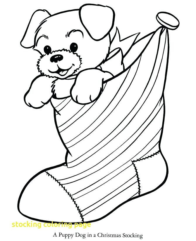 Stocking Coloring Page With Christmas Stocking Coloring Pages 670x820 Stocking Coloring Page With Christmas Stocking Coloring Pages