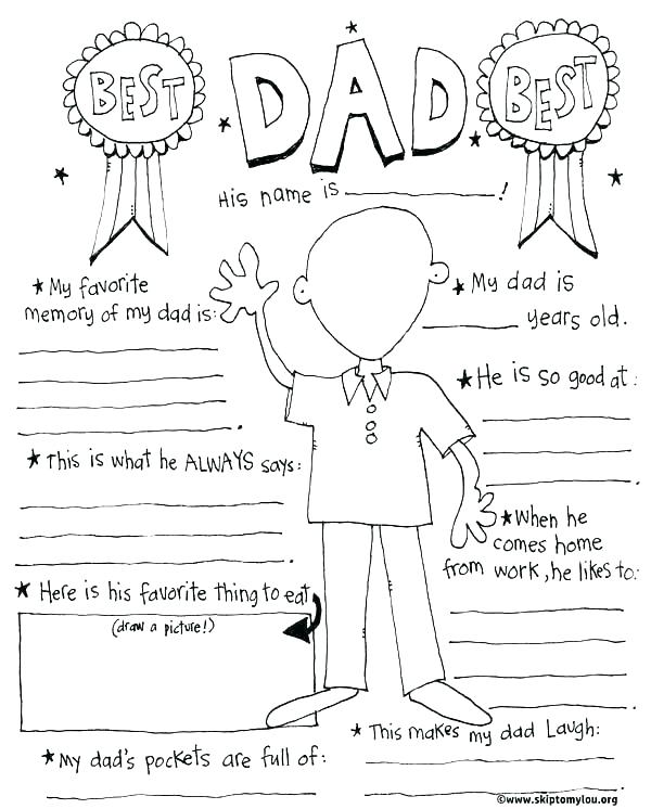 600x746 Happy Birthday Coloring Pages For Dad