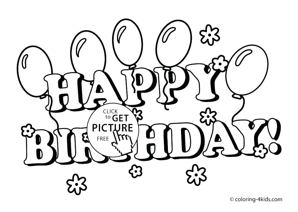 1024x730 Birthday Color Pages Free Printable Birthday Coloring Pages Free