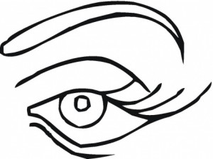 300x224 Beautiful Eye Coloring Pages For For Girls To Print Out