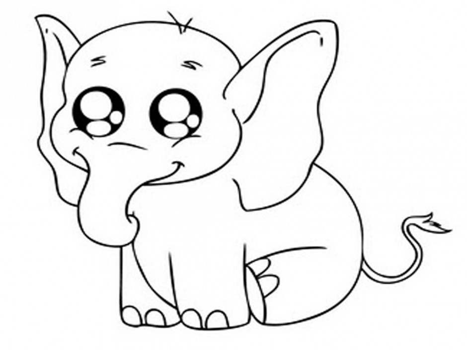 940x705 Cute Animal Coloring Pages For Girls To Print Cute Animal Coloring