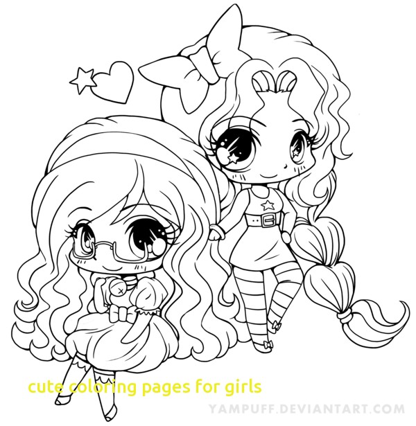 600x615 Cute Coloring Pages For Girls With Chibi Coloring Pages Princess