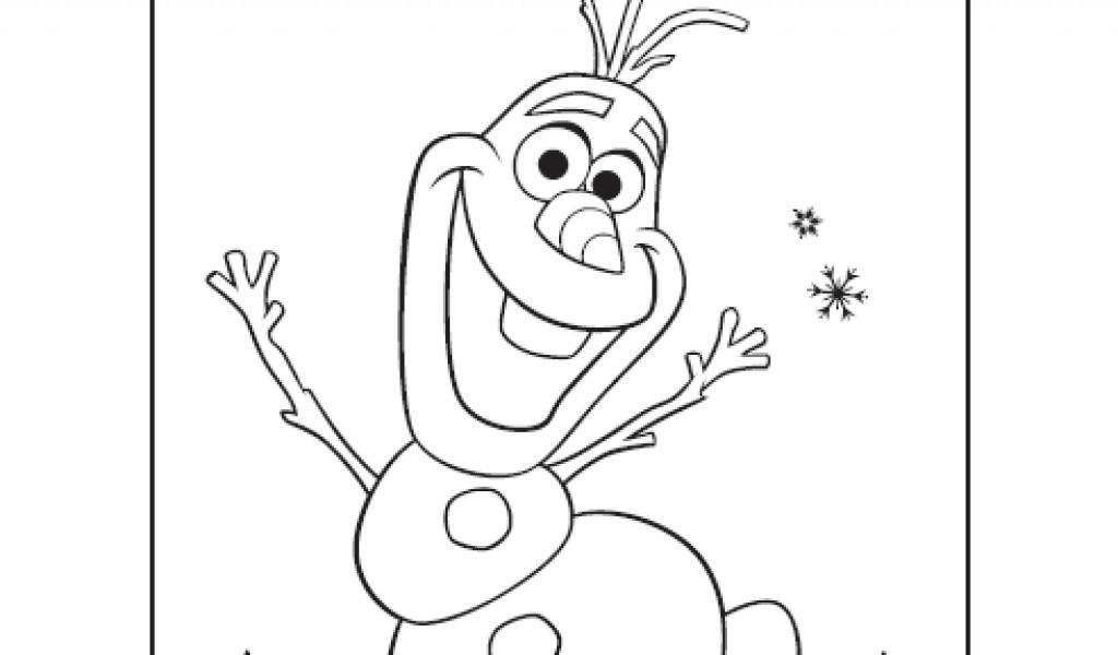 1024x600 Christmas Coloring Pages Of Olaf Coloring Pages For Girls Frozen