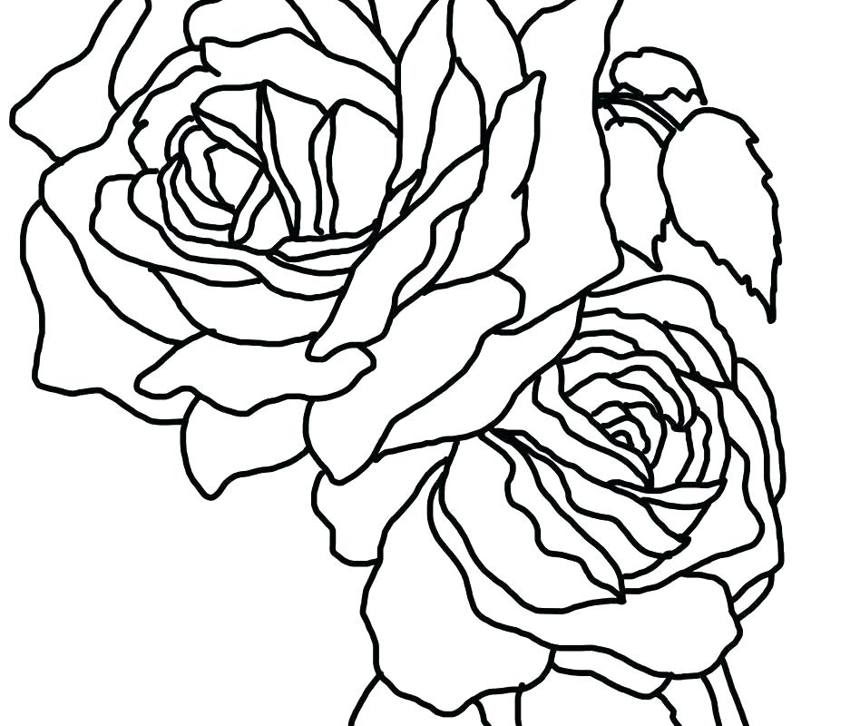 948x800 Printable Flowers Coloring Pages For Girls Color Bros Free