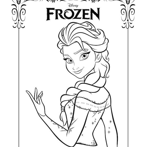 600x600 Colouring Pages For Girls Age 10 Best 25 Frozen Coloring Ideas