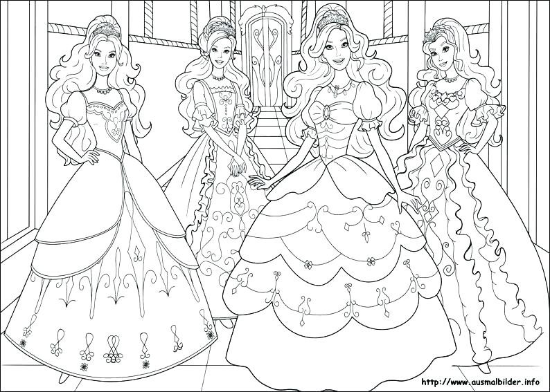 794x567 Barbie Girl Coloring Pages Games Printable Merry