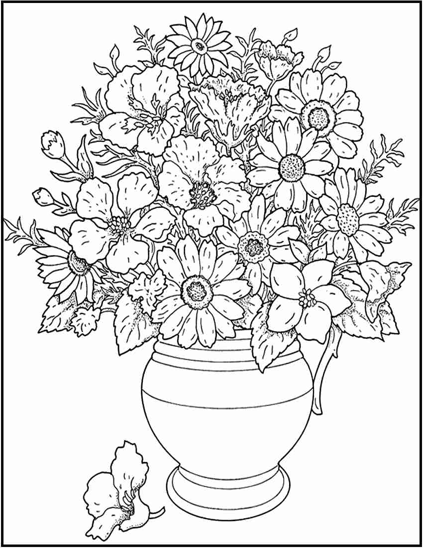 Http Colorings Co Hard Flower Coloring Pages For Girls 10 And Up 850x1100 Http Colorings Co Hard Flower Coloring Pages For Girls 10 And Up