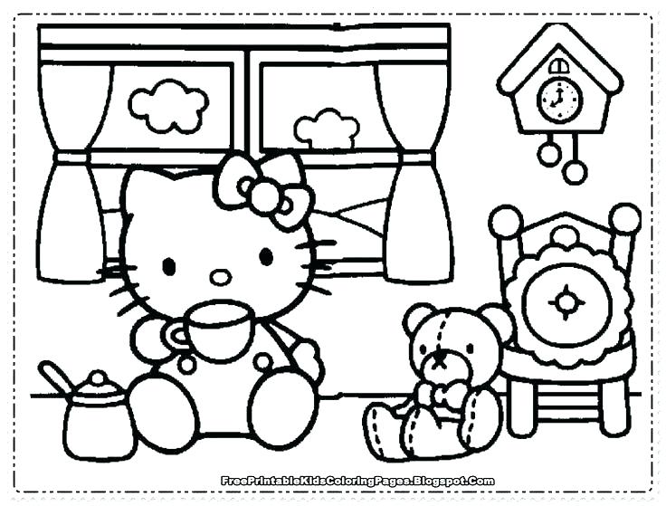 736x559 Free Cat Coloring Pages Coloring Pages For Girls Free Coloring