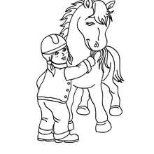 Equestrian Coloring Pages 220x220 Equestrian Coloring Pages