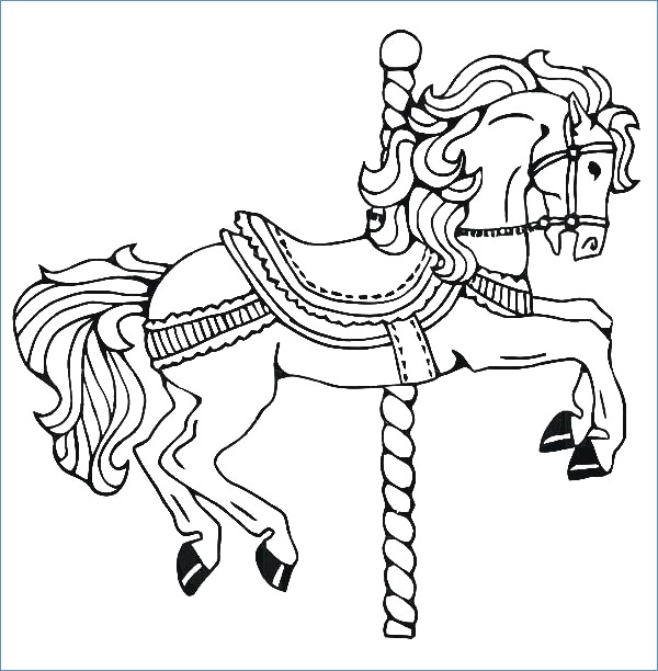 Barbie Horse Coloring Page 600x612 Barbie Horse Coloring Page