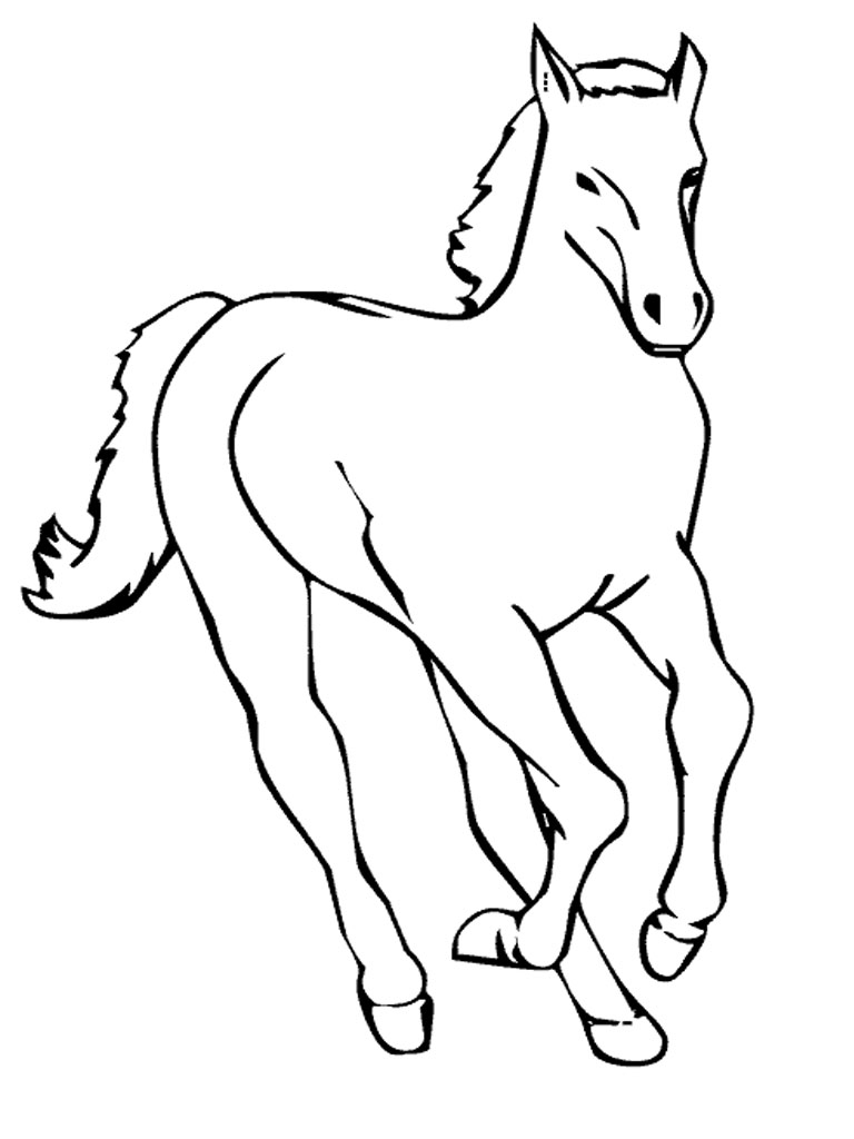 Ba Horses Coloring Pages Free Printable Horse For Kids Arilitv 768x1024 Ba Horses Coloring Pages Free Printable Horse For Kids Arilitv