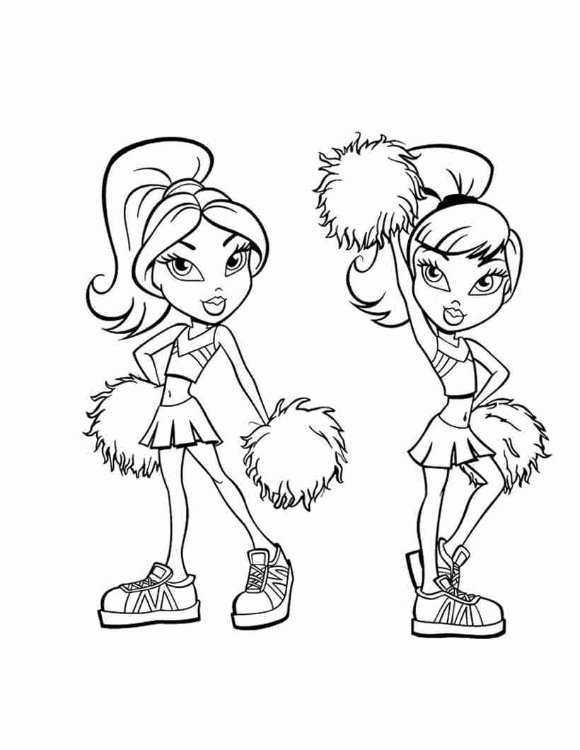 820x1060 Bratz Coloring Pages 18 Online Toy Dolls Printables For Girls
