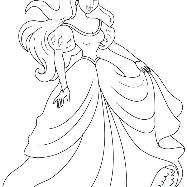 600x600 Coloring Pages Ariel Princess Coloring Pages With Coloring Pages