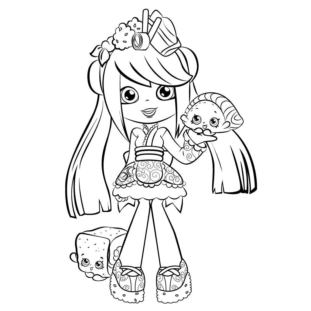 Shopkins Shoppies Colouring Pages For Girls 1024x1024 Shopkins Shoppies Colouring Pages For Girls