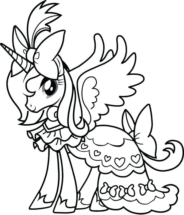 600x700 Coloring Pages For Girls Free Unicorn Coloring Pages For Girls