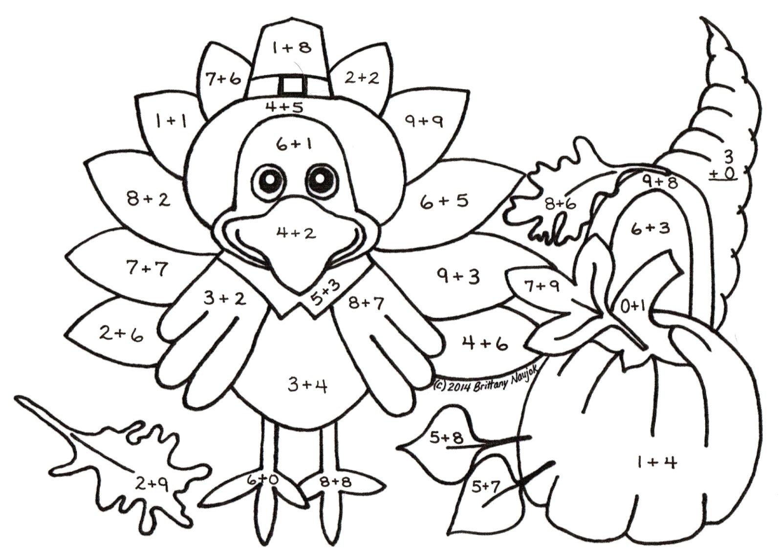 1600x1144 Addition Coloring Page Pages Grade Color Worksheets First Number