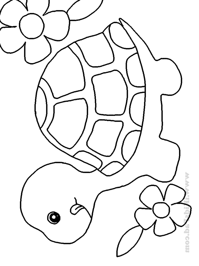 768x1024 Of Cute Baby Animals Coloring Page 07 Pages