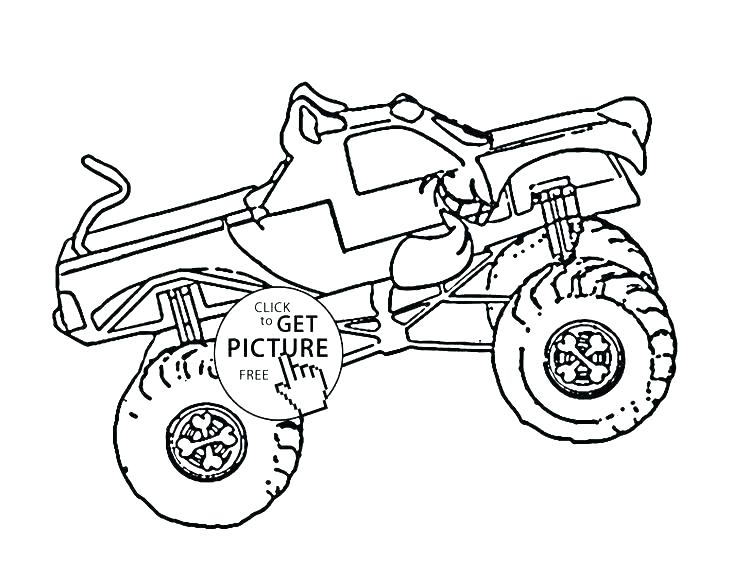 Coloring Pages Monster Trucks 736x588 Coloring Pages Monster Trucks