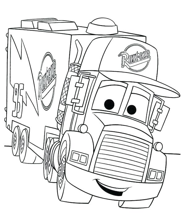Mack Truck Coloring Pages 595x706 Mack Truck Coloring Pages