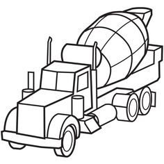 Print Coloring Image Dump Trucks, Garbage Truck And Birthdays 236x236 Print Coloring Image Dump Trucks, Garbage Truck And Birthdays