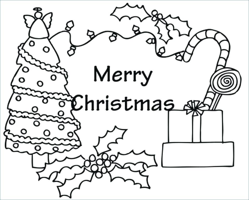 958x768 Coloring Pages For Christmas Tree