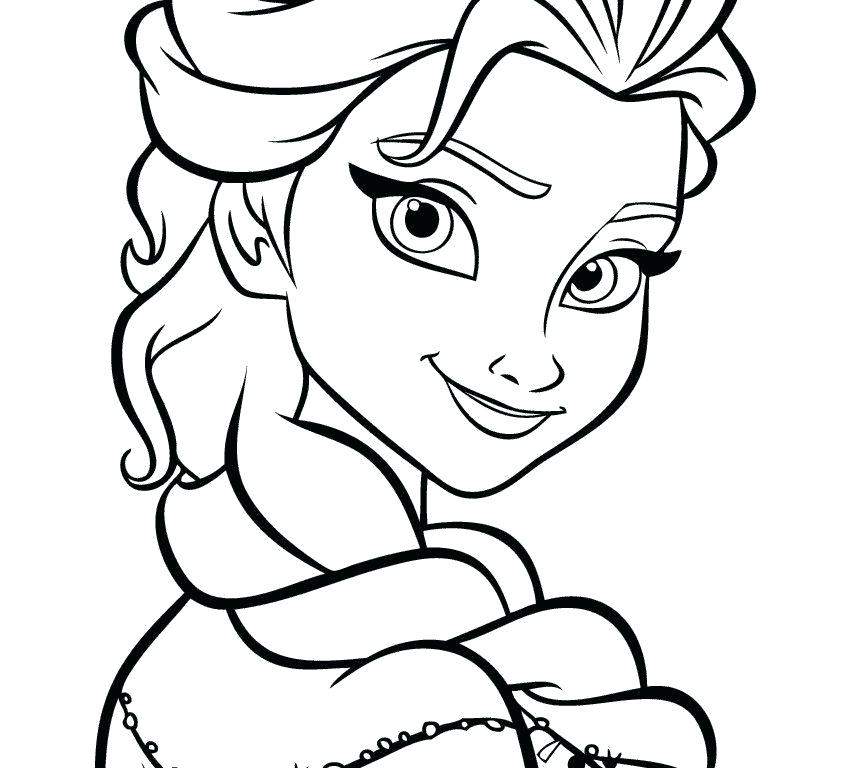 Coloring Pages For Kids Elsa at GetColorings.com | Free printable ...