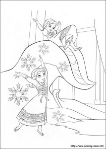 Disney Frozen Coloring Sheets Elsa, Anna And Kristoff Sisters 214x300 Disney Frozen Coloring Sheets Elsa, Anna And Kristoff Sisters