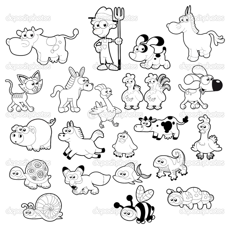 736x734 Coloring Pages For Farm Stunning Farm Animals Coloring Book