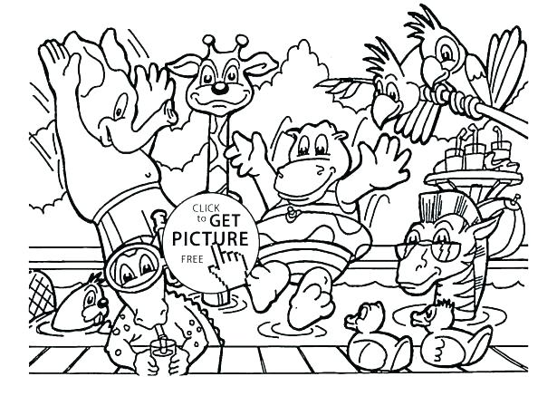 615x437 Farm Animal Coloring Pages Free Animals Page Safari Ring Sheets