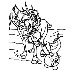 230x230 50 Beautiful Frozen Coloring Pages For Your Little Princess