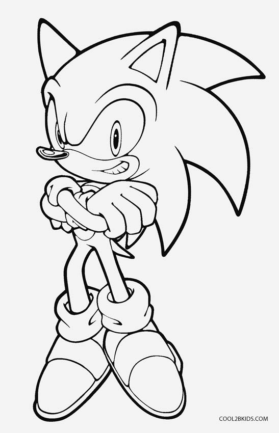 547x850 Printable Sonic Coloring Pages For Kids Cool2bkids Video Game
