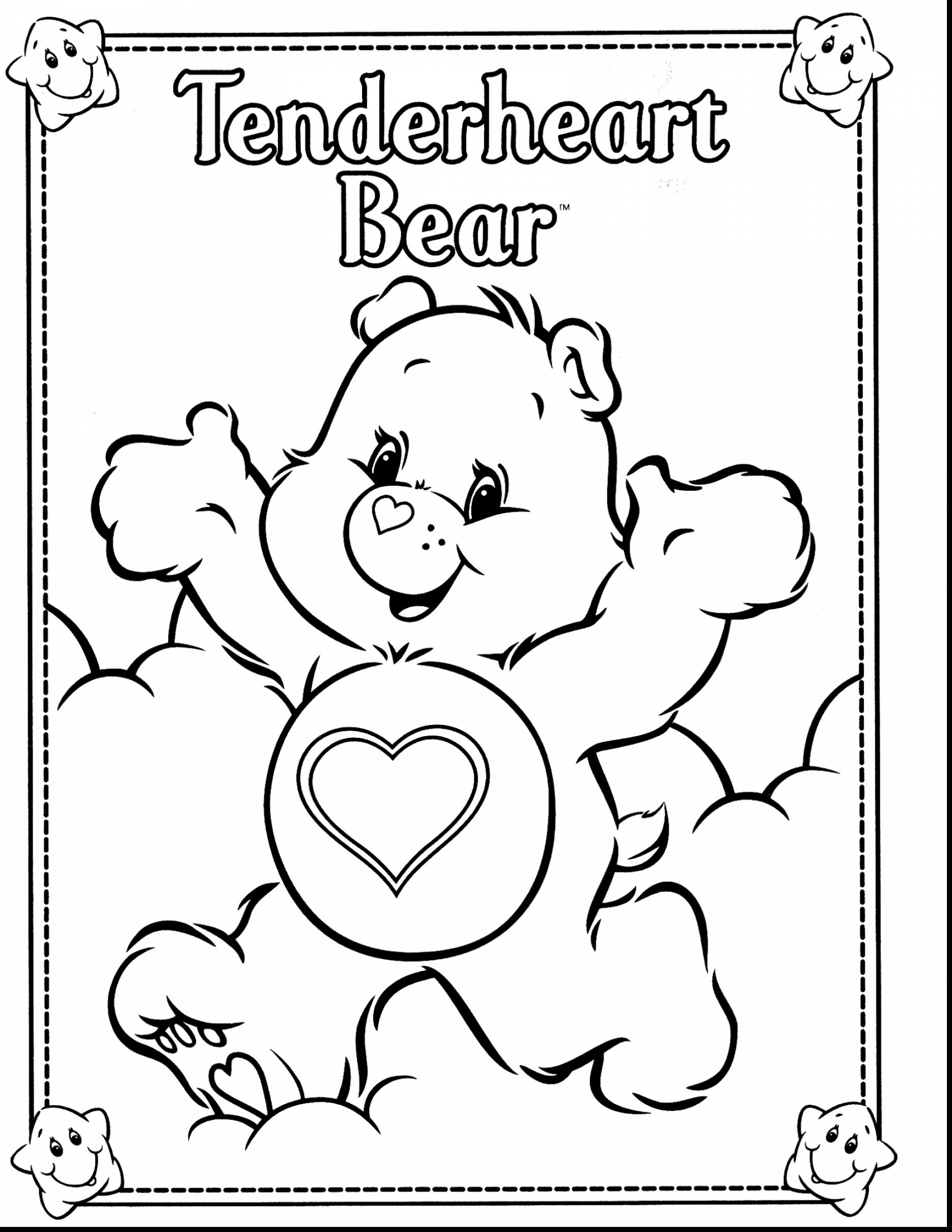 1870x2420 Care Bears Coloring Pages Printable