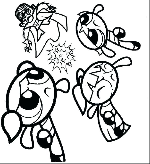 618x676 Powerpuff Girl Coloring Pages Girls Coloring Pages Bubbles Shared
