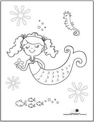 310x401 Baby Mermaid Sheets Colouring Pages Picture 181 Mermaids