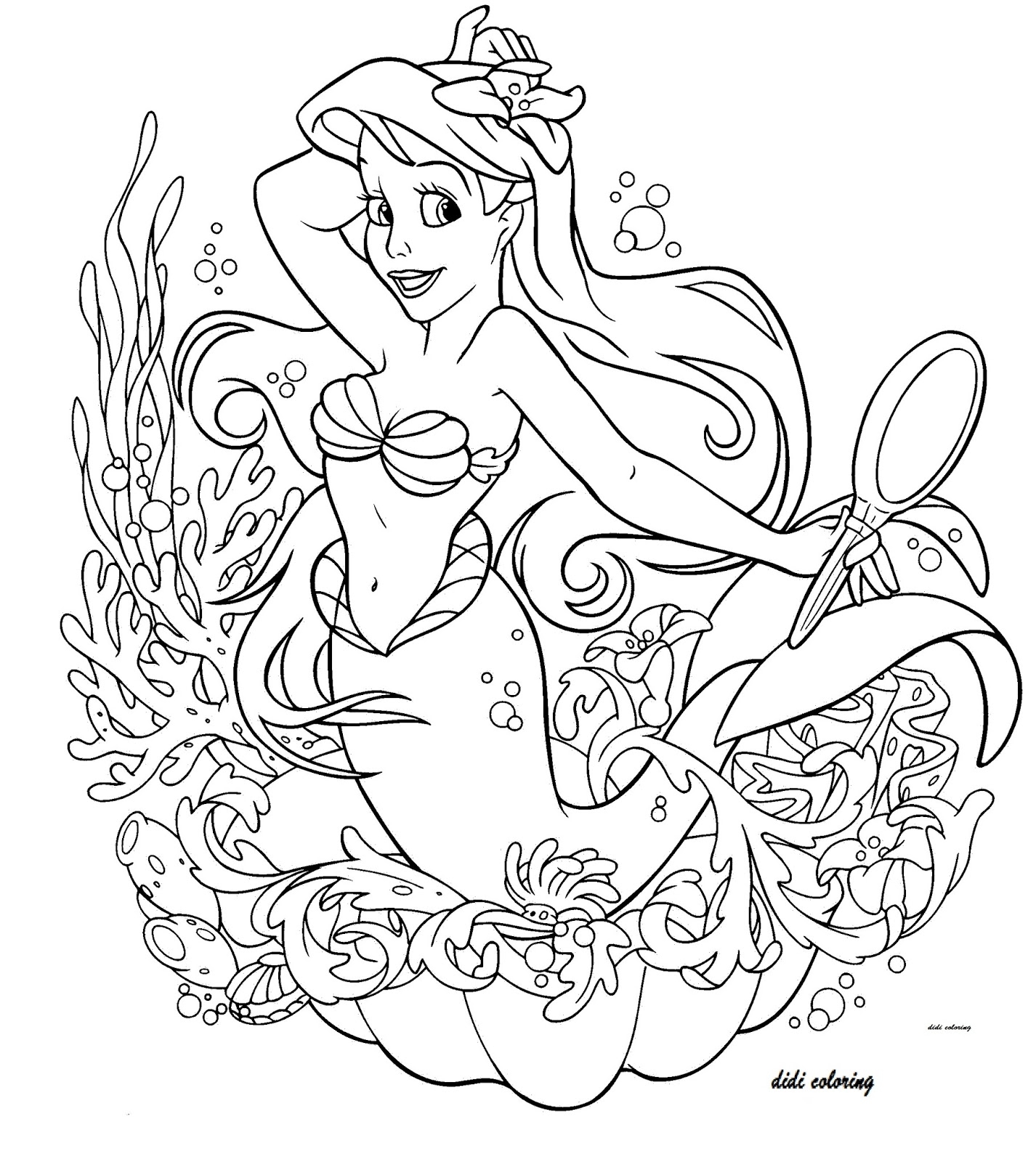 1426x1600 Best Of Kid Animal Coloring Pages Mermaid Collection Printable