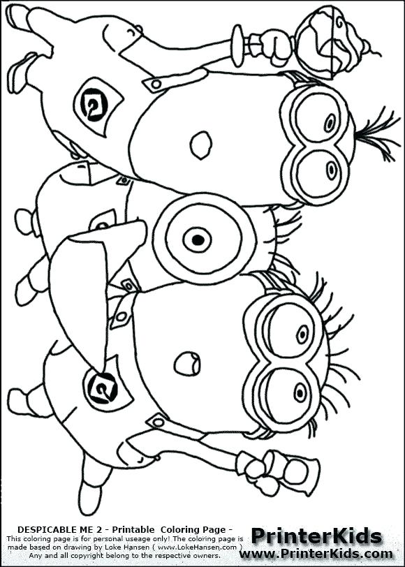 580x812 Free Coloring Pages Despicable Me Minion Unicorn Coloring Pages