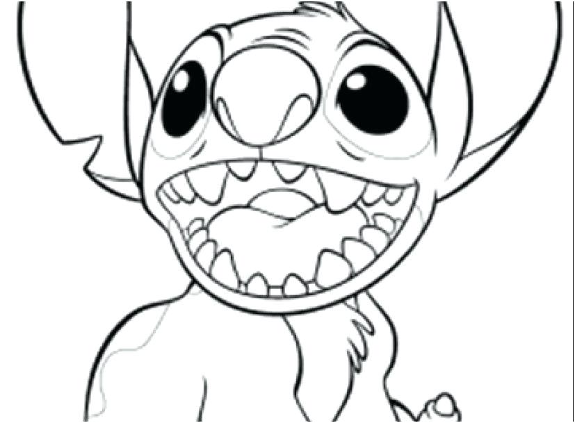 Cute Stitch Coloring Pages Terrific Colouring Pages Print 827x609 Cute Stitch Coloring Pages Terrific Colouring Pages Print