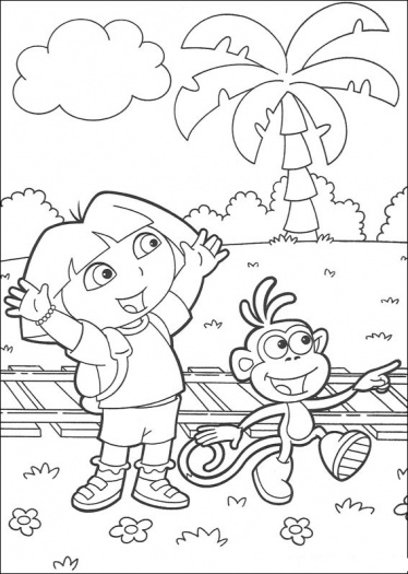 374x525 Dora Coloring Book Pdf Coloring Pages